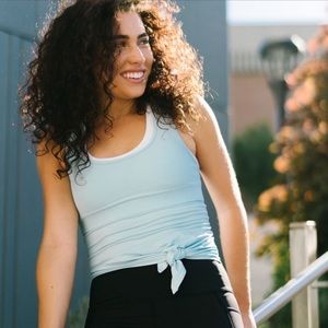 ZYIA Sky Knot Just a Cute Tank